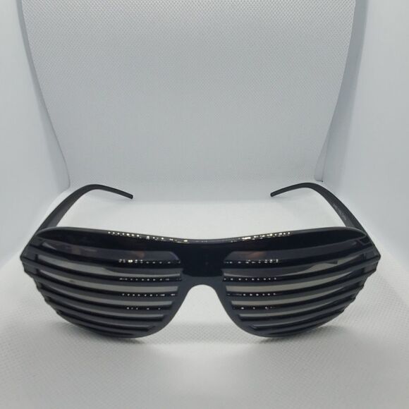 Retro Black & Silver Sunglasses main image 5